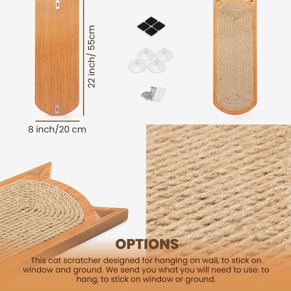 Premium Sisal Rope 22 Inch Cat Scratching Board - Picture 5 of 7